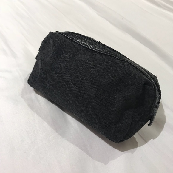 gucci black cosmetic bag